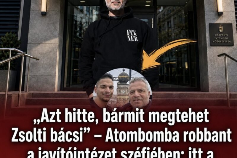 „Azt hitte, bármit megtehet Zsolti bácsi” – Atombomba robbant a javítóintézet széfjében: itt a videófelvétel, amit az ügyészség lefoglalt – MindenegybenBlog