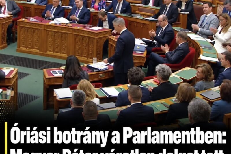Óriási botrány a Parlamentben: Magyar Péter váratlan dolgot tett, az ellenzék összeomlott! – MindenegybenBlog