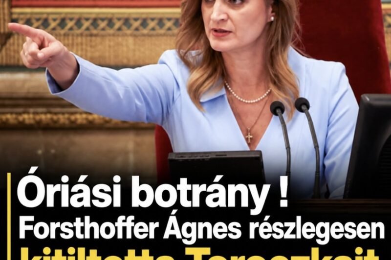 Óriási botrány !Forsthoffer Ágnes részlegesen kitiltotta Toroczkait a parlamentből! 👇𝐂𝐢𝐤𝐤 𝐚 𝐡𝐨𝐳𝐳𝐚́𝐬𝐳𝐨́𝐥𝐚́𝐬𝐨𝐤𝐧𝐚́𝐥! – MindenegybenBlog