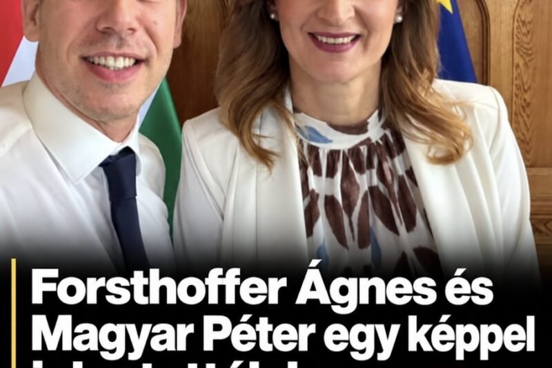 Forsthoffer Ágnes és Magyar Péter egy képpel jelentette be, a történelmi lépést – MindenegybenBlog