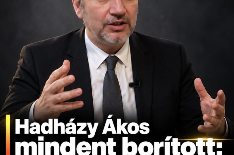 Hadházy Ákos mindent borított: Felfedte a Tisza és a NER közös bizniszét? – MindenegybenBlog
