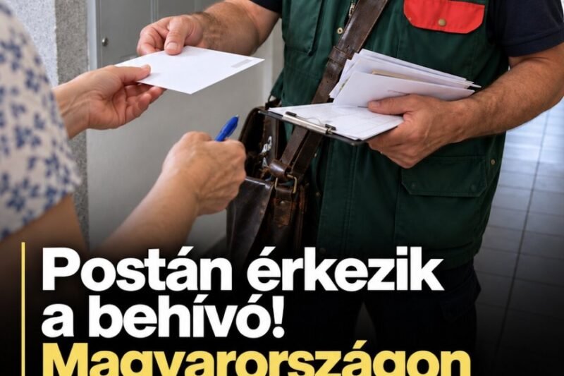 Postán érkezik a behívó! Magyarországon kötelező, senki nem bújhat ki alóla! – MindenegybenBlog