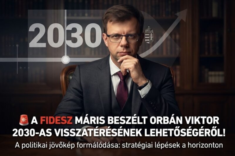 🚨 A FIDESZ MÁRIS BESZÉLT ORBÁN VIKTOR 2030-AS VISSZATÉRÉSÉNEK LEHETŐSÉGÉRŐL!