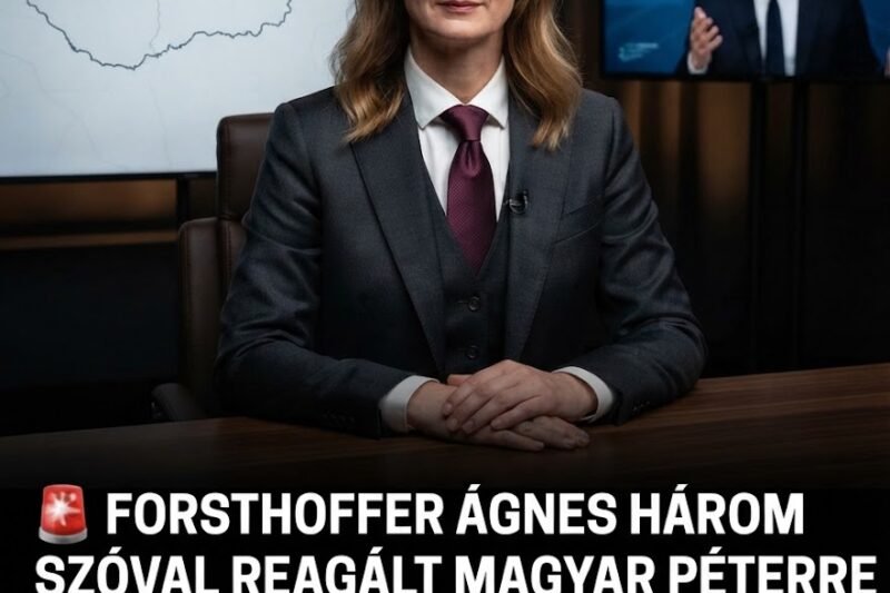 Forsthoffer Ágnes három szóval tette helyre Magyar Pétert – erre a válaszra kevesen számítottak