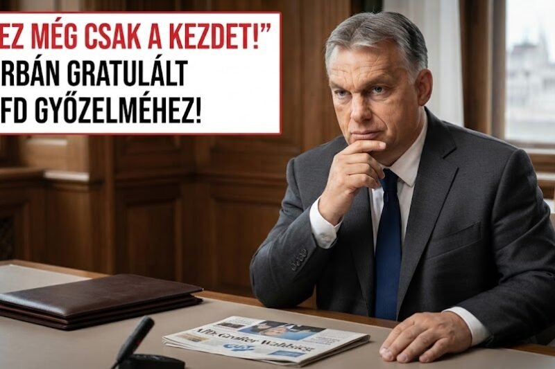 „Ez még csak a kezdet!” – Orbán Viktor gratulált az AfD „földcsuszamlásszerű győzelméhez”