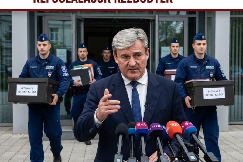 Kapitány István bejelentése után kivonult a rendőrség – azonnal megkezdődtek a lefoglalások