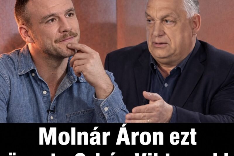 Molnár Áron hatalmas pofont adott Orbán Viktornak!Olyat szólt be Orbán Viktornak , hogy a fal adta a másikat, ez az eddigi legkeményebb kritika ! 👇 𝗖𝗶𝗸𝗸 𝗮 𝗵𝗼𝘇𝘇𝗮́𝘀𝘇𝗼́𝗹𝗮́𝘀𝗯𝗮𝗻 – MindenegybenBlog