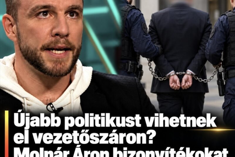 Újabb politikust vihetnek el vezetőszáron? Molnár Áron bizonyítékokat mutatott- Súlyos az ügy! – MindenegybenBlog