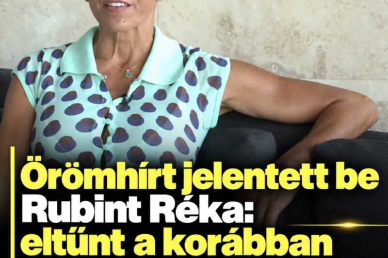 Örömhírt jelentett be Rubint Réka: eltűnt a korábban műthetetlennek tartott daganata – MindenegybenBlog